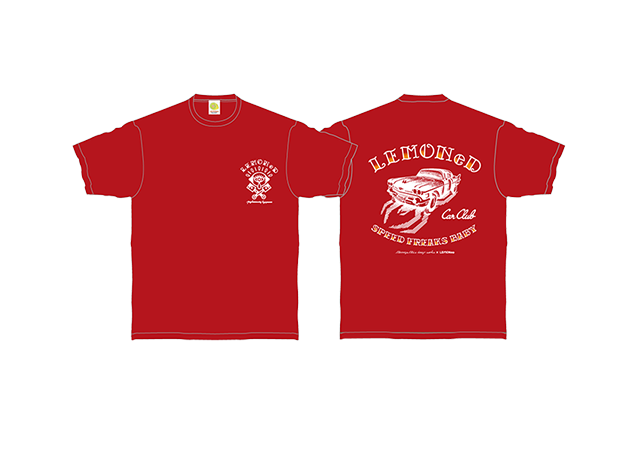 L.C.C. Round1'KUJIRA”Tシャツ　カラー：バーガンディ