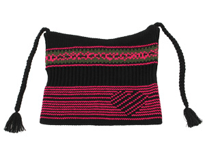 ハートストリングニットキャップ カラー：ブラック